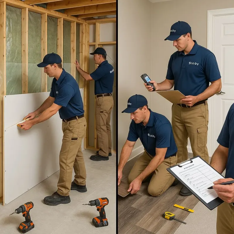 Repairs and Reconstruction process in New Union, TN
